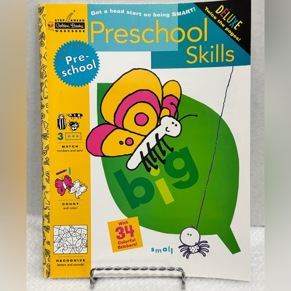Golden Books Workbook- Preschool Skills (1993)